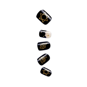 imPRESS Limited-Edition Hanukkah Press On Nails ?C 8 Nights