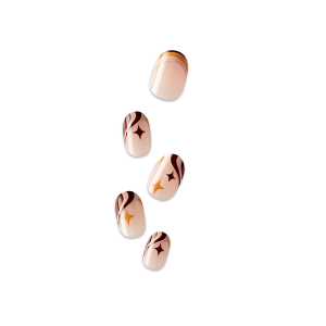 imPRESS Design Press On Nails - Cappuccino Swirls
